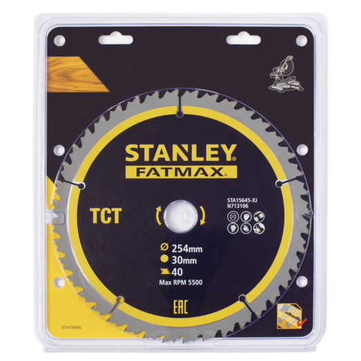 Stanley STA15645-XJ rundsavsklinge Ø254x30 mm 40T