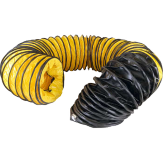 Master fleksibel slange Ø305 mm 7,6 m gul/sort 
