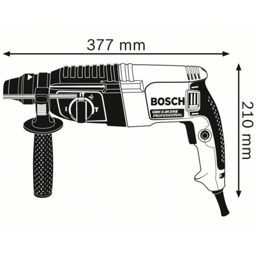 Bosch GBH 2-26 borehammer SDS-plus 230V