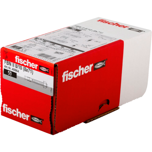 Fischer FBN II 8/10-71 betonanker 50 stk 