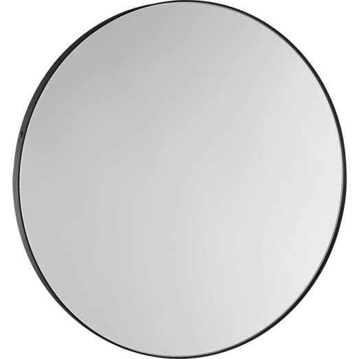Spejl SB16 Ø500 mm m/sort ramme