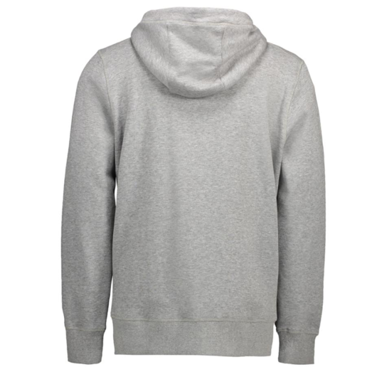 ID Core herre hoodie med lynlås grå melange str.