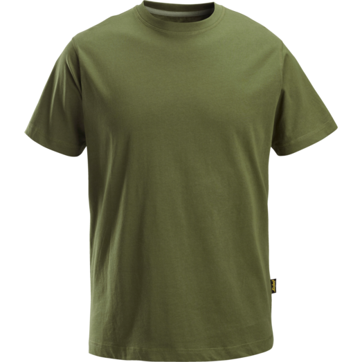 Snickers Workwear t-shirt kortærmet klassisk khaki grøn
