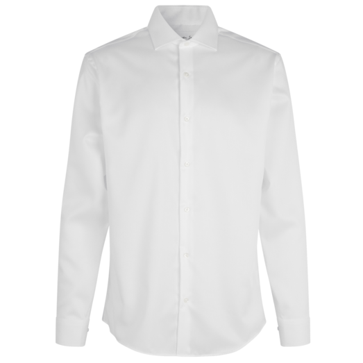 ID Seven Seas Fine Twill modern fit skjorte herre hvid