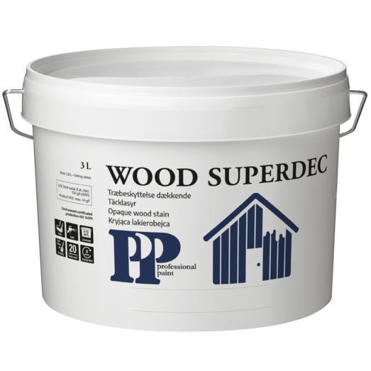PP Træbeskyttelse dækkende alkyd/acryl hvid