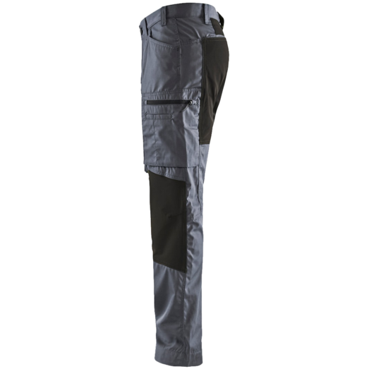 Blåklæder service bukser med stretch grå/sort