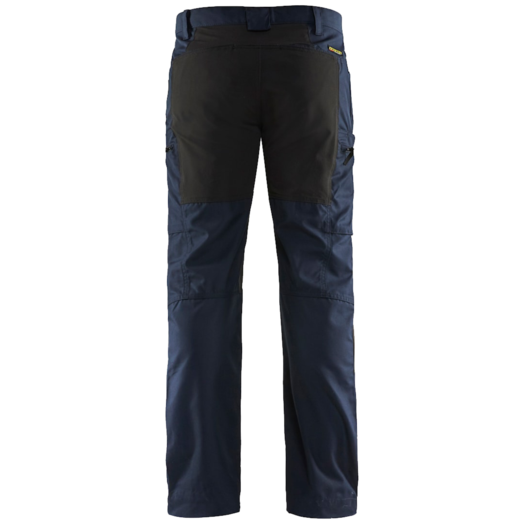Blåklæder service bukser med stretch mørk marineblå/sort