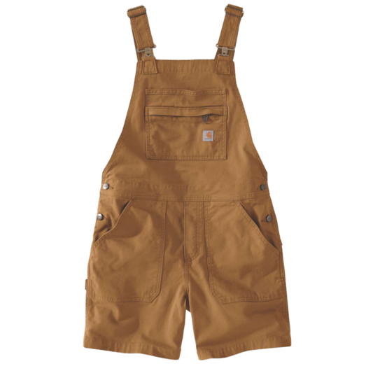 Carhartt Rugged Flex shorts overall dame brun str. M