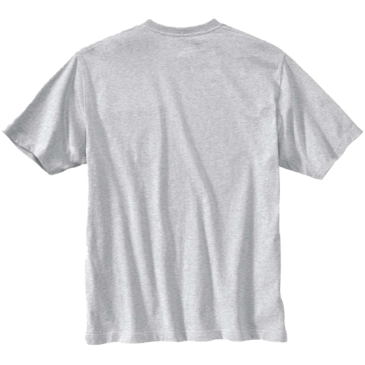 Carhartt kortærmet t-shirt med grafisk camo lomme lysegrå str. L