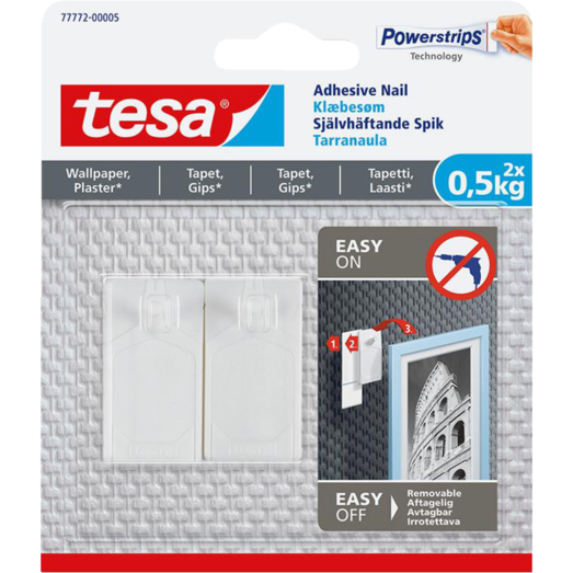 Tesa® Klæbesøm til tapet og gips (0,5 kg) - 2-pk