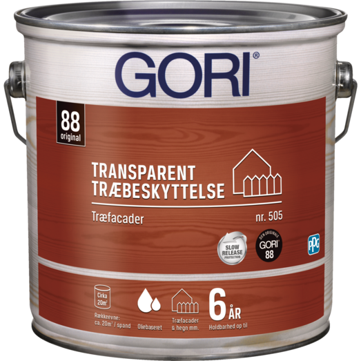 GORI 505 transparent træbeskyttelse farveløs