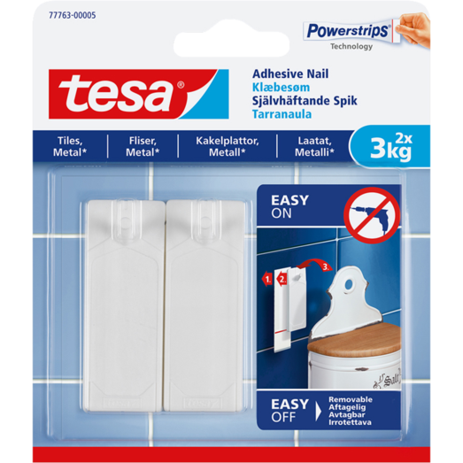 Tesa® Klæbesøm til fliser og metal (3 kg) - 2-pk