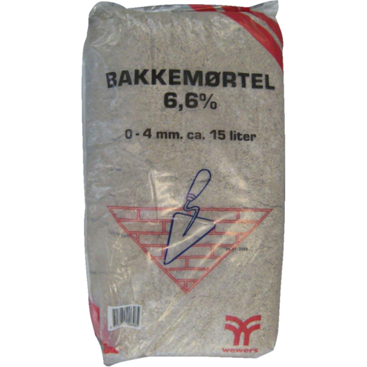 Wewers Kværs Bakkemørtel 6,6% 0-4 mm