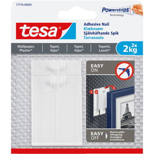 Tesa® Klæbesøm til tapet og gips (2 kg) - 2-pk