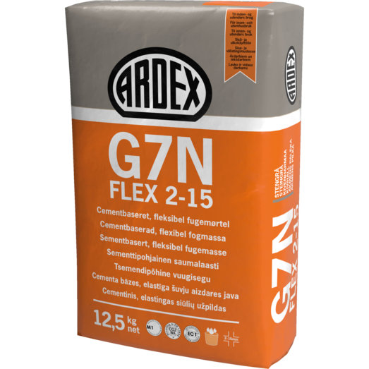 Ardex fugemasse G7N flex 2-15, 12,5 kg manhattan