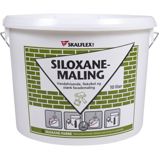 Skalflex facademaling siloxane hvid 10L