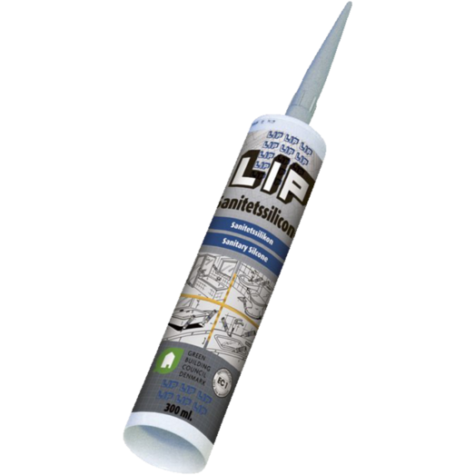 LIP sanitetssilicone 300 ml hvid