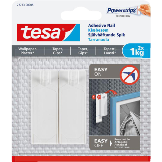 Tesa® Klæbesøm til tapet og gips (1 kg) - 2-pk