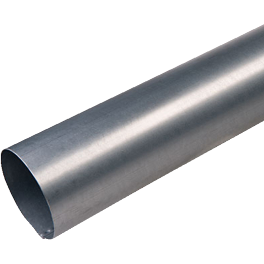 Plastmo nedløbsrør 75 mm x 3 m stål plus