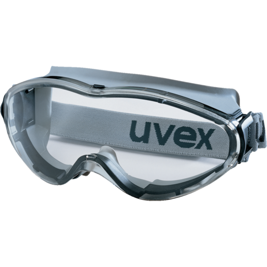 Uvex Ultrasonic Supravision UV beskyttelsesbrille grå/sort med klar glas
