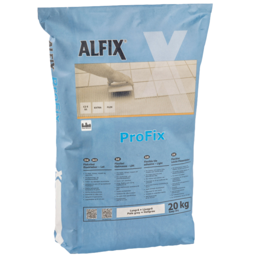 Alfix ProFix lysegrå 20 kg