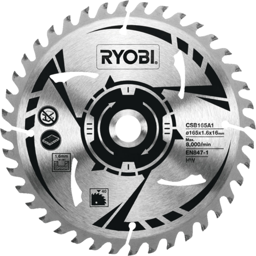 Ryobi CSB165A1 rundsavklinge Ø 165 mm