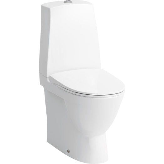 Laufen Pro-N toilet m/skjult P-lås hvid