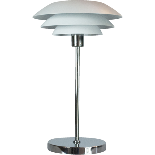 Dyberg Larsen DL31 bordlampe mat hvid