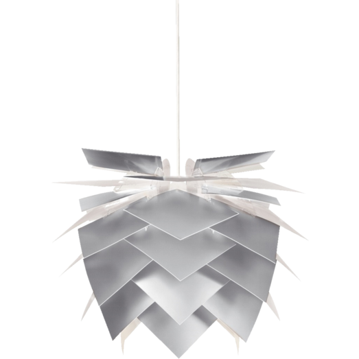 Dyberg Larsen Illumin DIY-pendel Alulook Ø45cm m/hvid stofledning E27
