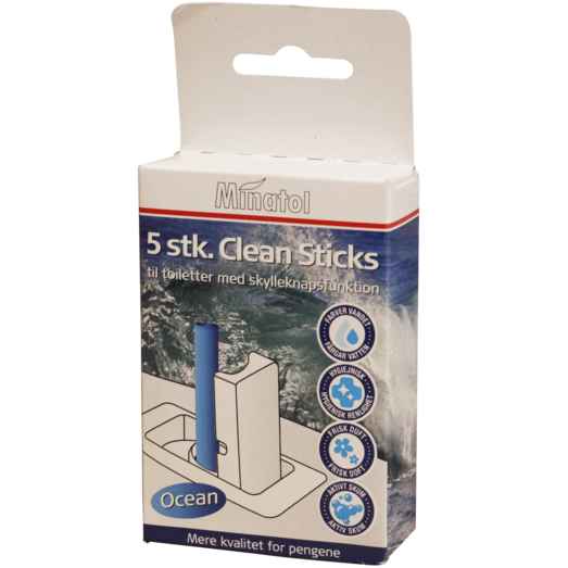 Minatol clean wc sticks æske m/5 stk