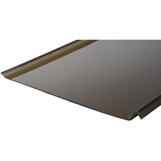 Plastmo Sunglaze trapez tagplade 585 mm røgfarvet
