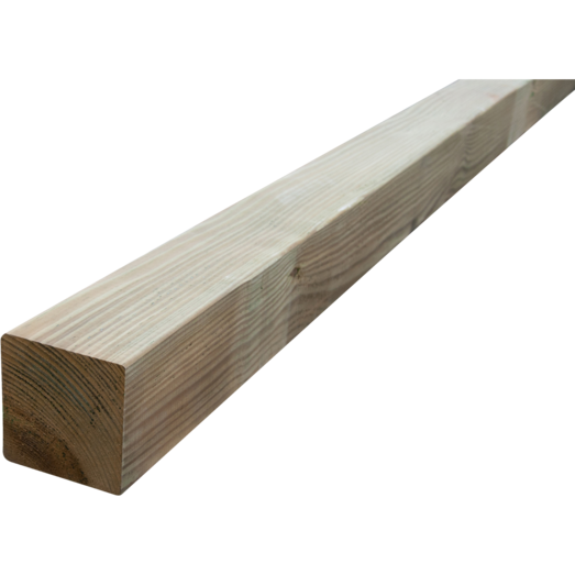 Tømmer høvlede stolper trykimprægneret 90 x 90 mm