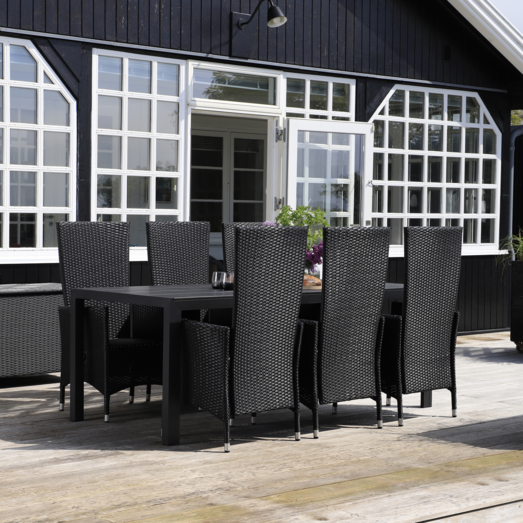 Guldborg havemøbelsæt med 6 Samsø stole