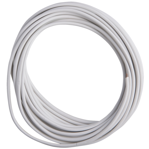 E-Line ledning flad 2x0,75 hvid 5 m