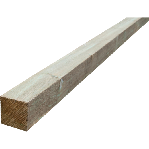 Tømmer ru stolper trykimprægneret 75 x 75 mm