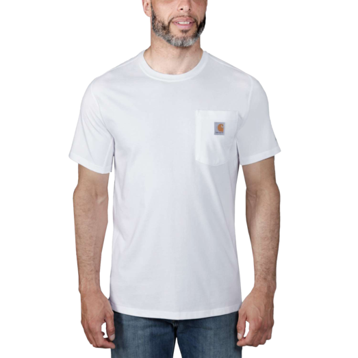 Carhartt Force Flex Pocket t-shirt hvid