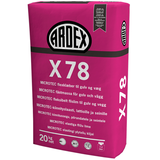 Ardex fliseklæber X 78, 20 kg grå