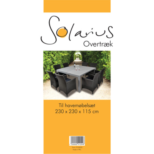 Solarius overtræk til havemøbler beige 230x230x115 cm