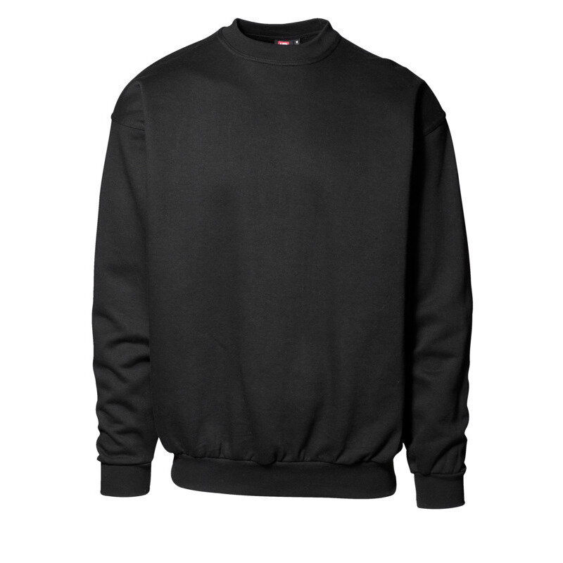 ID klassisk sweatshirt sort