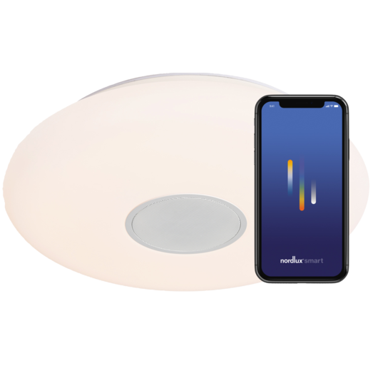 Nordlux Djay smart colour plafond og Bluetooth-højtaler