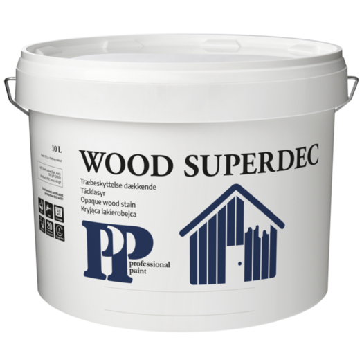 PP Træbeskyttelse dækkende acryl sort