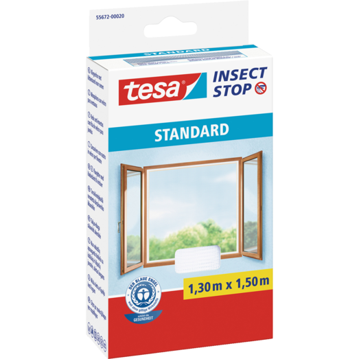 Tesa® Insect Stop Insektnet Standard t/ vinduer 1,3x1,5 m hvid