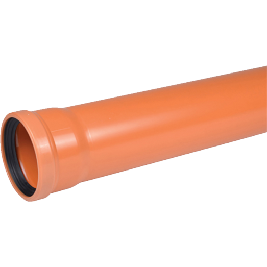 Wavin kloakrør PVC-ML rød 110x1000 mm