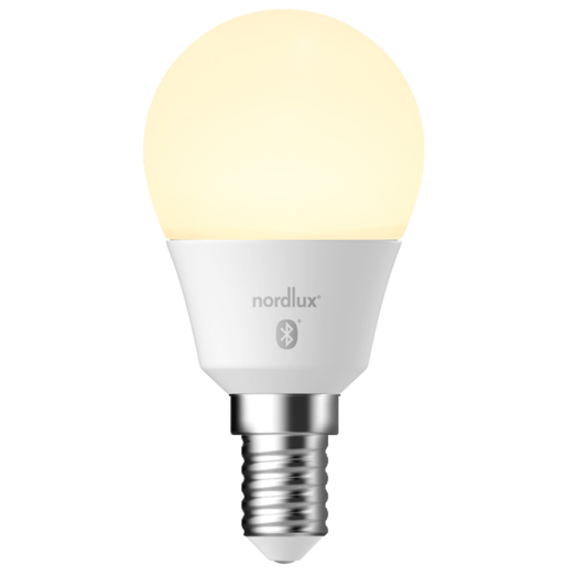 Nordlux smart pære LED E14 G45 4,7W hvid