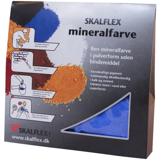 Skalflex mineralfarve oxydsort 1,5 kg