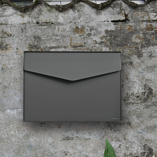 ME-FA postkasse Letter (111) basalt grå med Ruko lås