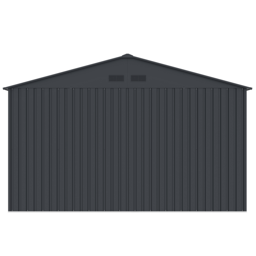 Claus stålskur 13,5 m2 mørkegrå