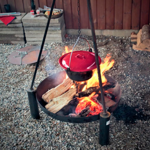 Bon-Fire gryde med låg, 15 liter