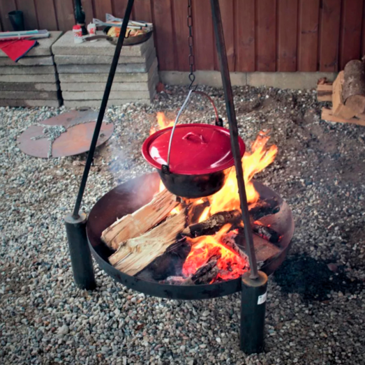 Bon-Fire gryde med låg, 6 liter