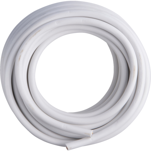 PVC kabel 3x1,5 mm x5 m hvid